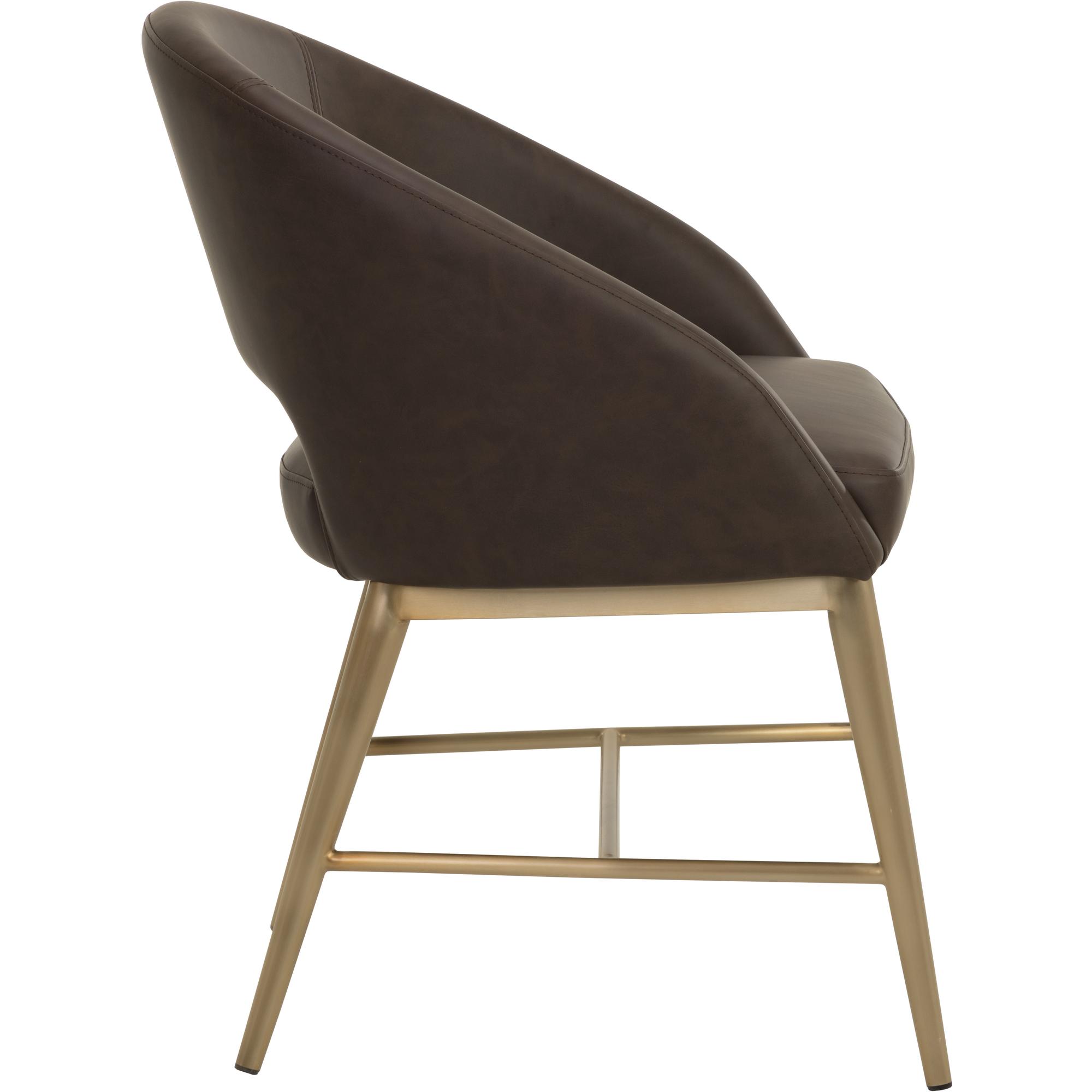 Abelson Dining Armchair - Eglinton Espresso 3 Abelson Dining Armchair - Eglinton Espresso - Image 3