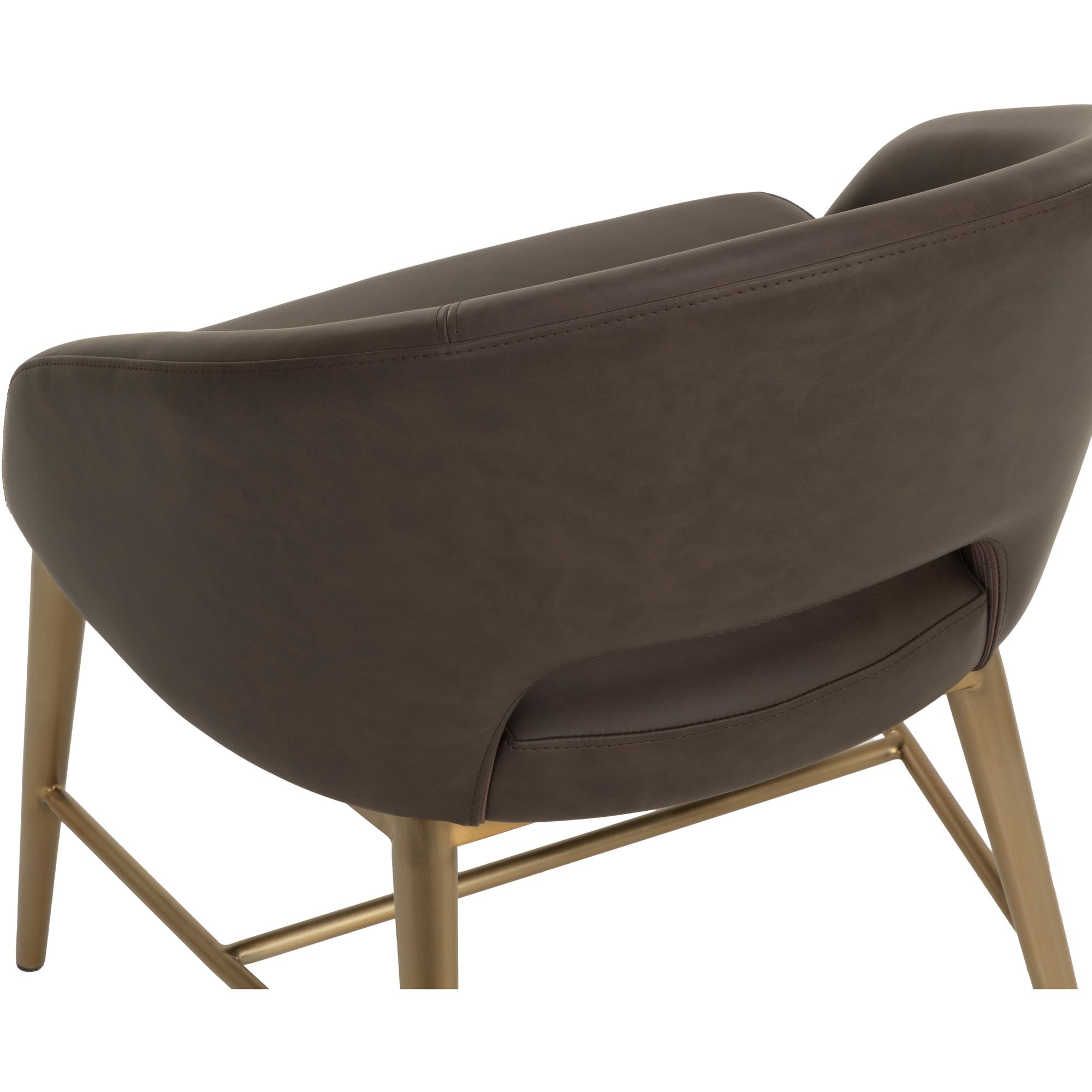Abelson Dining Armchair - Eglinton Espresso 5 Abelson Dining Armchair - Eglinton Espresso - Image 5