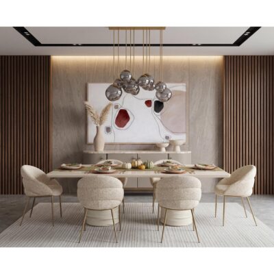Caprielle Dining Armchair - Noah Ecru 112992 112992 6