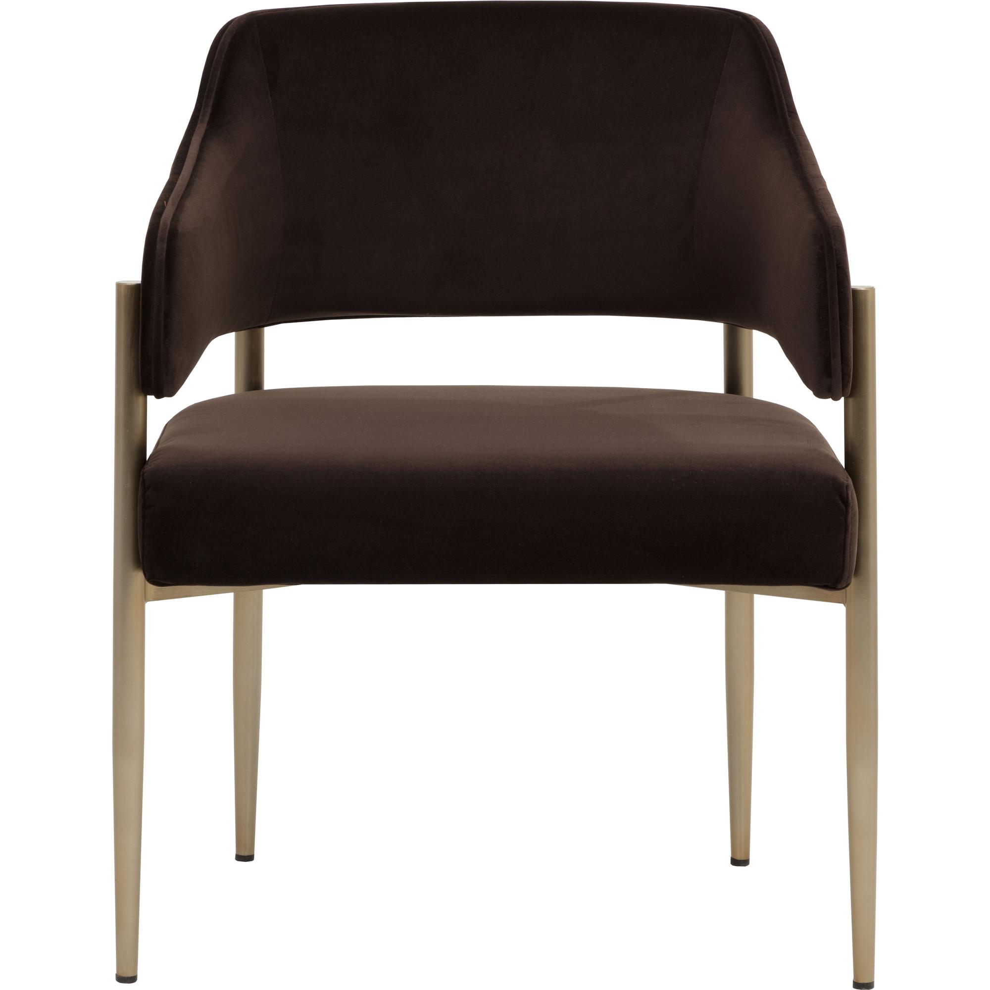Tova Dining Armchair - Diamond Mink 2 Tova Dining Armchair - Diamond Mink - Image 2