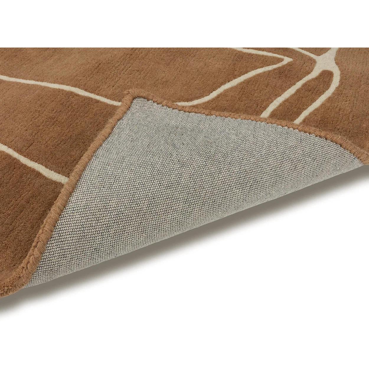 Tilda Hand -Tufted Rug - Brown / Cream - 8' X 10' 8 Tilda Hand -Tufted Rug - Brown / Cream - 8' X 10' - Image 8