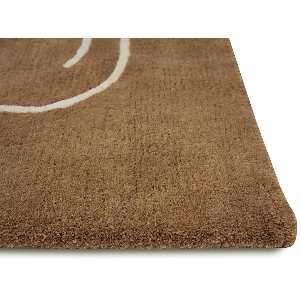 Tilda Hand -Tufted Rug - Brown / Cream - 8' X 10' 9 Tilda Hand -Tufted Rug - Brown / Cream - 8' X 10' - Image 9