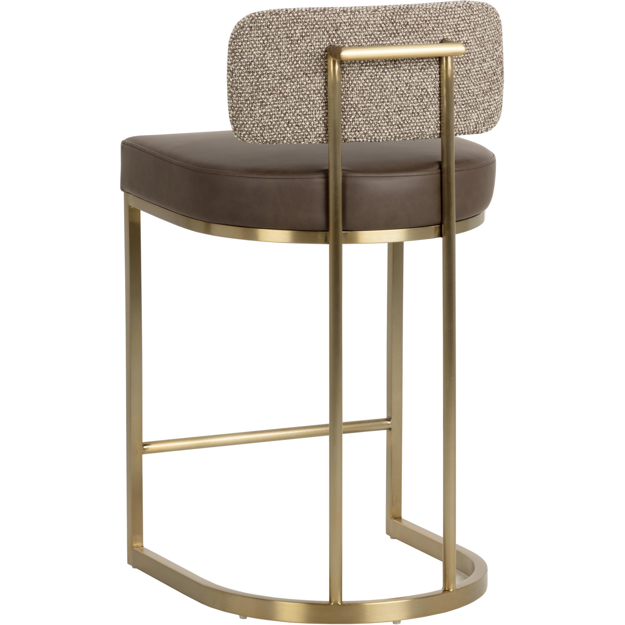 Larissa Counter Stool - Eglinton Espresso / Gellar Earth 4 Larissa Counter Stool - Eglinton Espresso / Gellar Earth - Image 4