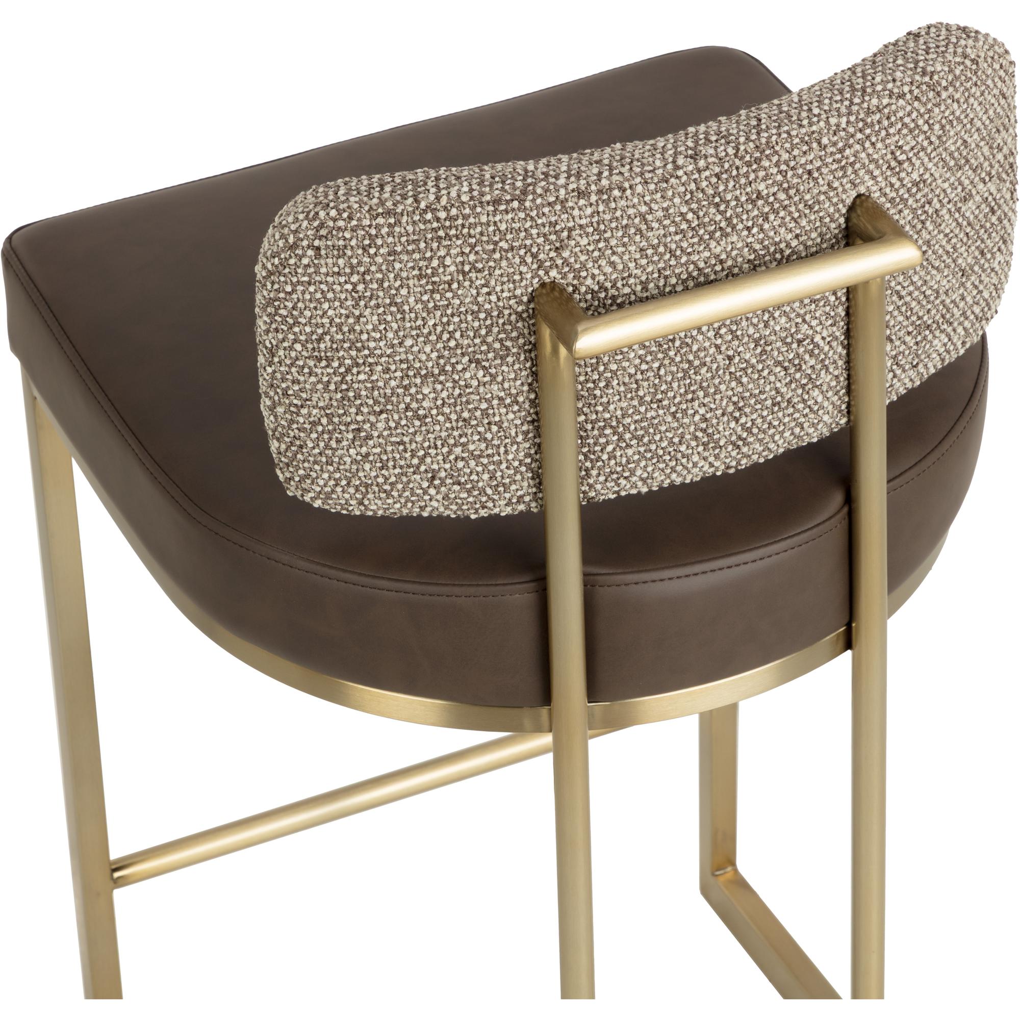 Larissa Counter Stool - Eglinton Espresso / Gellar Earth 5 Larissa Counter Stool - Eglinton Espresso / Gellar Earth - Image 5