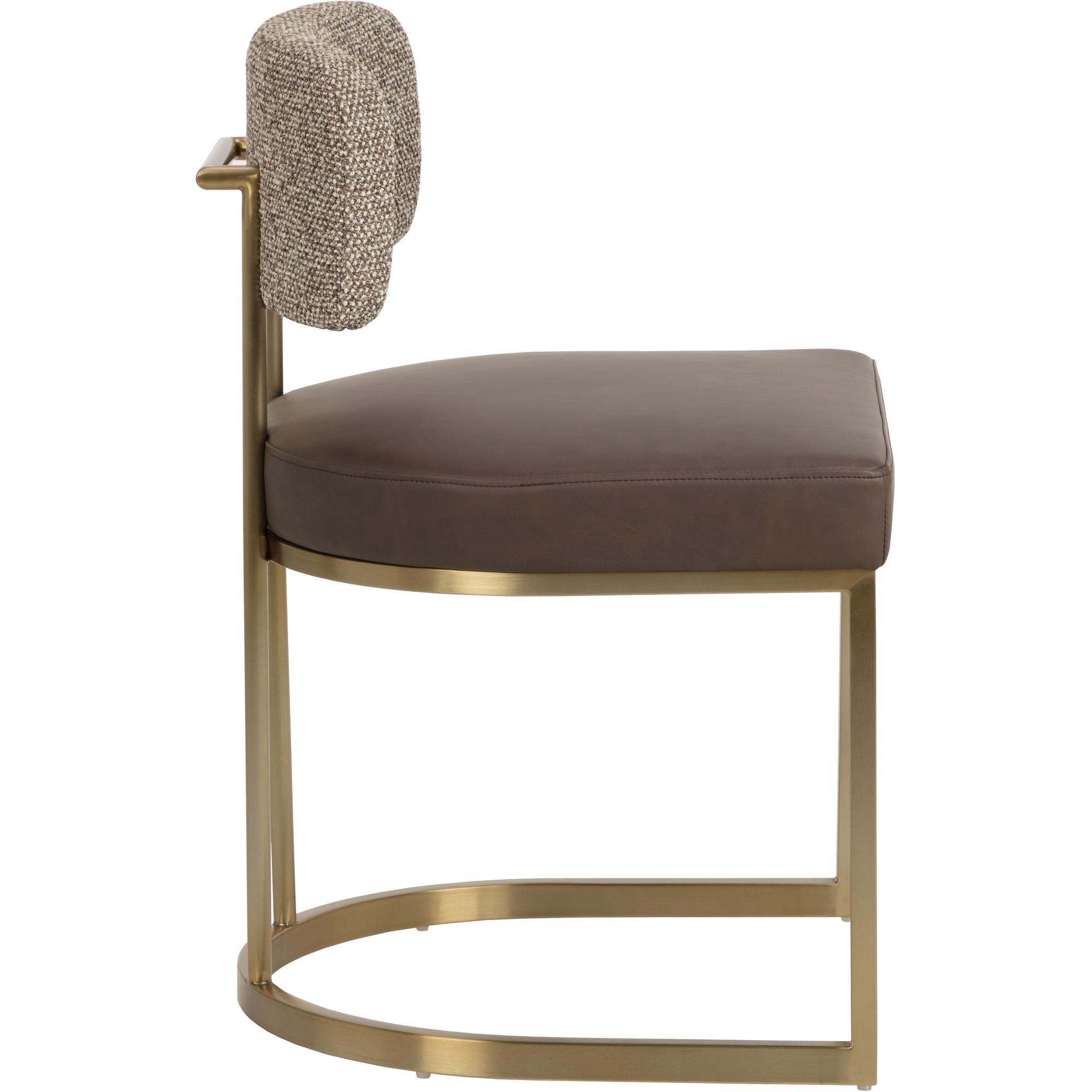 Larissa Dining Chair - Eglinton Espresso / Gellar Earth 3 Larissa Dining Chair - Eglinton Espresso / Gellar Earth - Image 3