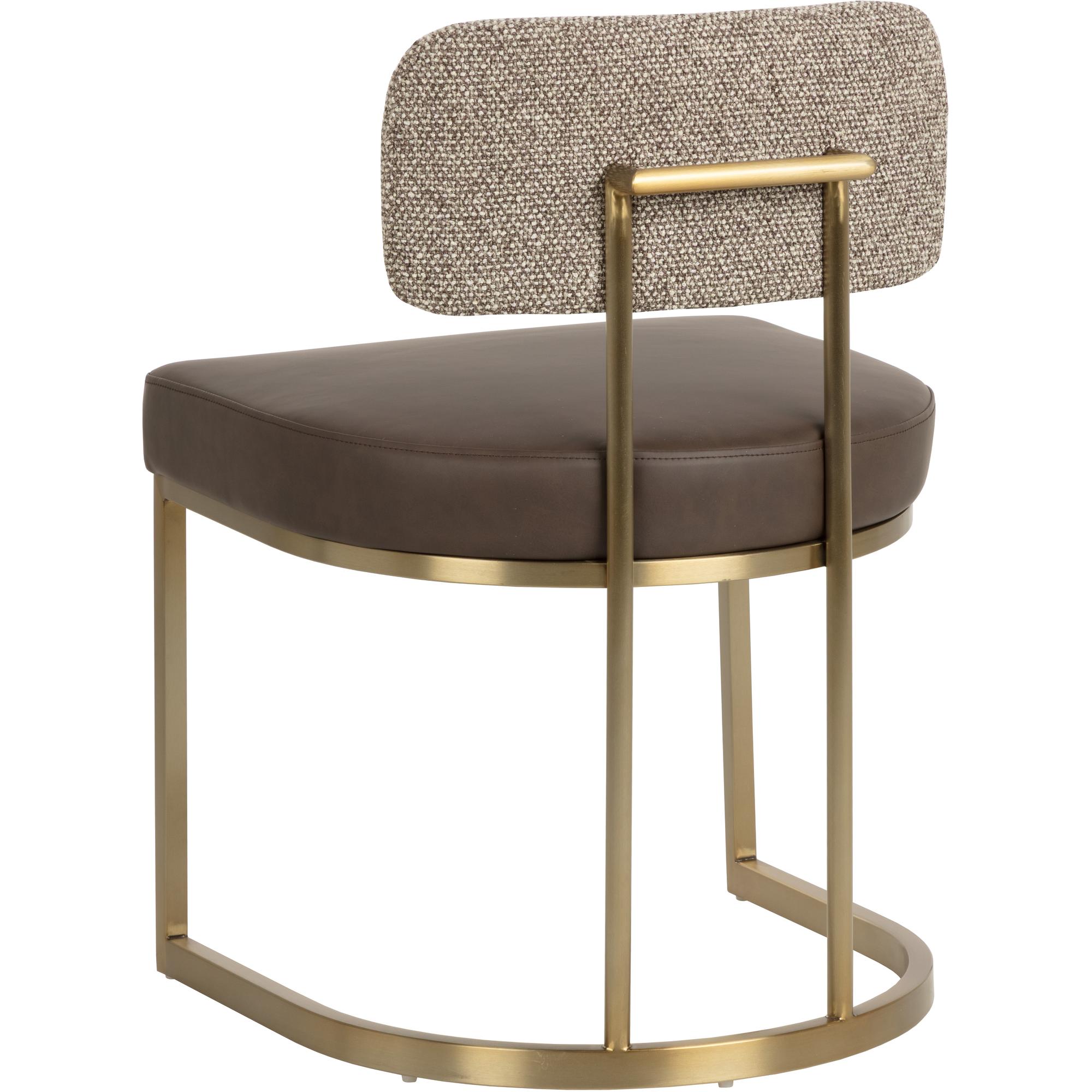 Larissa Dining Chair - Eglinton Espresso / Gellar Earth 4 Larissa Dining Chair - Eglinton Espresso / Gellar Earth - Image 4