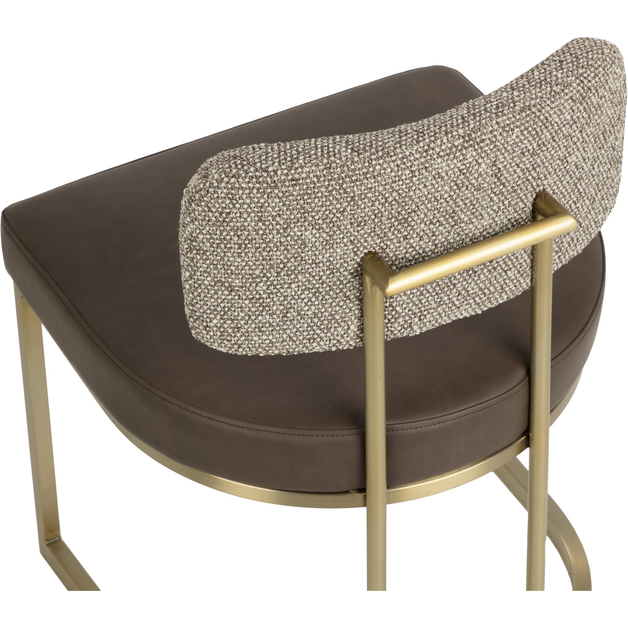 Larissa Dining Chair - Eglinton Espresso / Gellar Earth 5 Larissa Dining Chair - Eglinton Espresso / Gellar Earth - Image 5