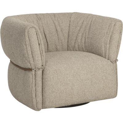 Davisville Swivel Armchair - Santa Cruz Cappuccino