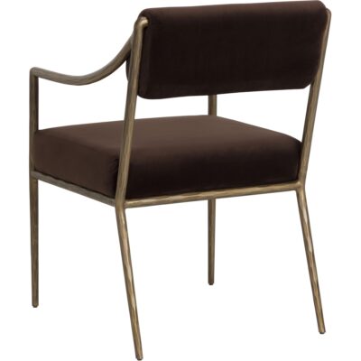 Leticia Dining Armchair - Diamond Mink 113040 113040 4
