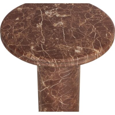 Bastion End Table - Marble Look - Mocha 113044 113044 4