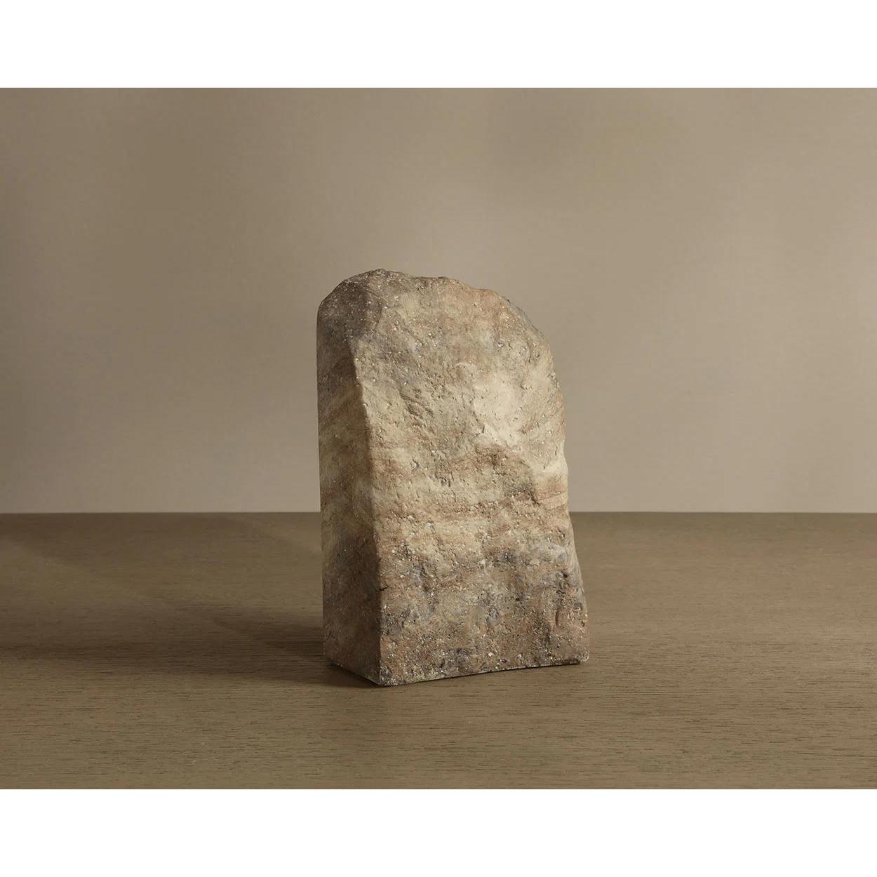 Strata Bookend (Set Of 2) - Marble Look - Mocha 15 Strata Bookend (Set Of 2) - Marble Look - Mocha - Image 15
