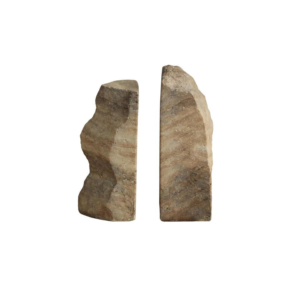 Strata Bookend (Set Of 2) - Marble Look - Mocha 18 Strata Bookend (Set Of 2) - Marble Look - Mocha - Image 18