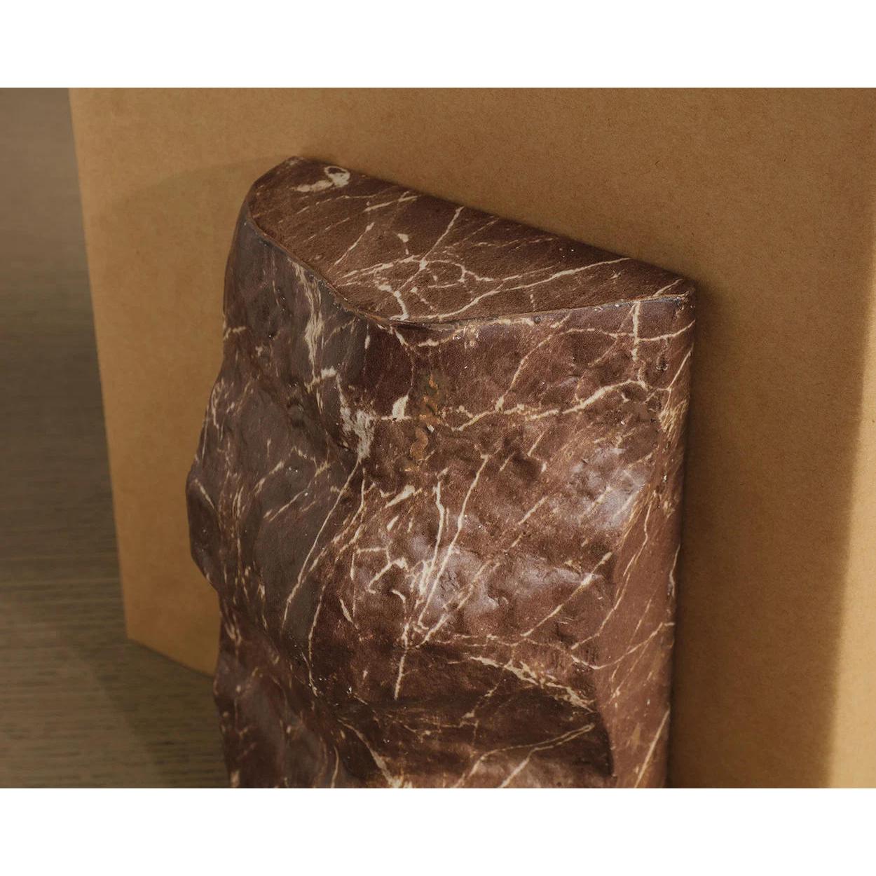 Strata Bookend (Set Of 2) - Marble Look - Mocha 6 Strata Bookend (Set Of 2) - Marble Look - Mocha - Image 6
