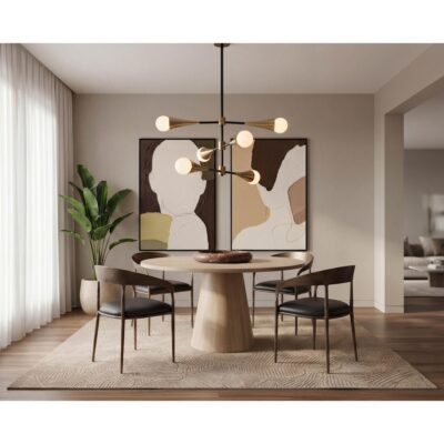 Italia Tray - Marble Look - Mocha 113065 113065 2