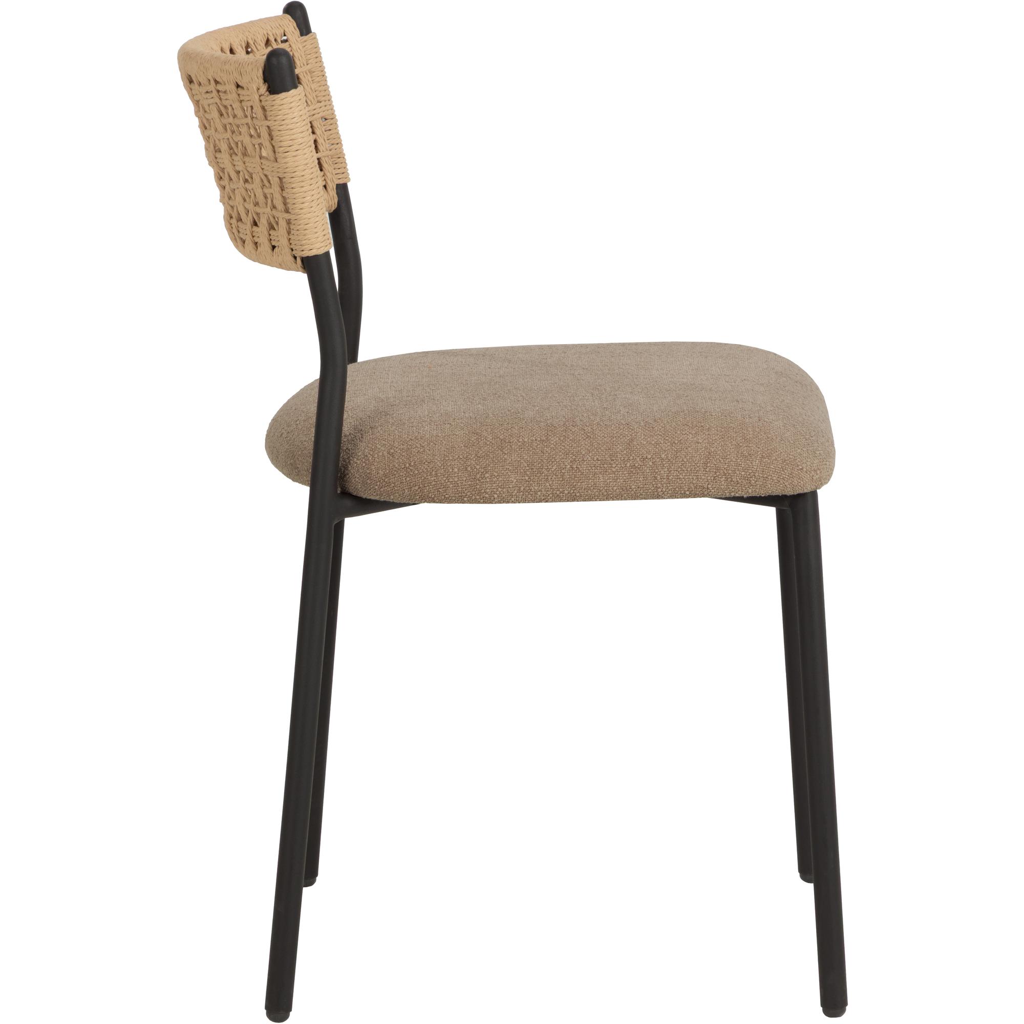 Ernesta Dining Chair - Rhine Sandbank 3 Ernesta Dining Chair - Rhine Sandbank - Image 3