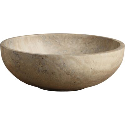 Ostuni Bowl - Travertine Look - Dune