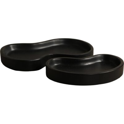 Amoeba Tray (Set Of 2) - Black