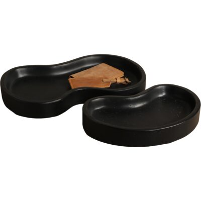 Amoeba Tray (Set Of 2) - Black 5 Amoeba Tray (Set Of 2) - Black 113110 113110 2