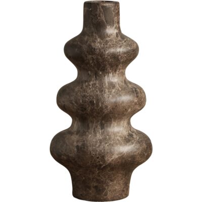 Babylon Vase - Large - Marble Look - Dark Emperador 113114