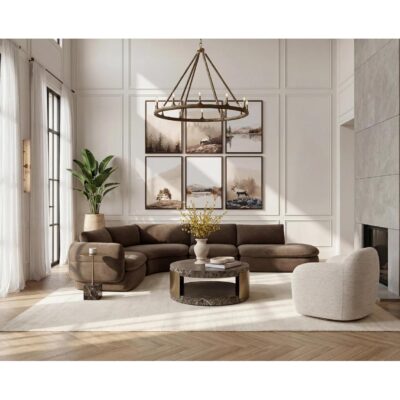 Xenia Vase - Travertine Look - Desert 113115 113115 2