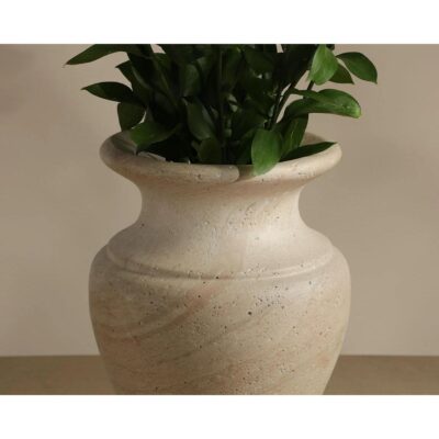 Xenia Vase - Travertine Look - Desert 113115 113115 5