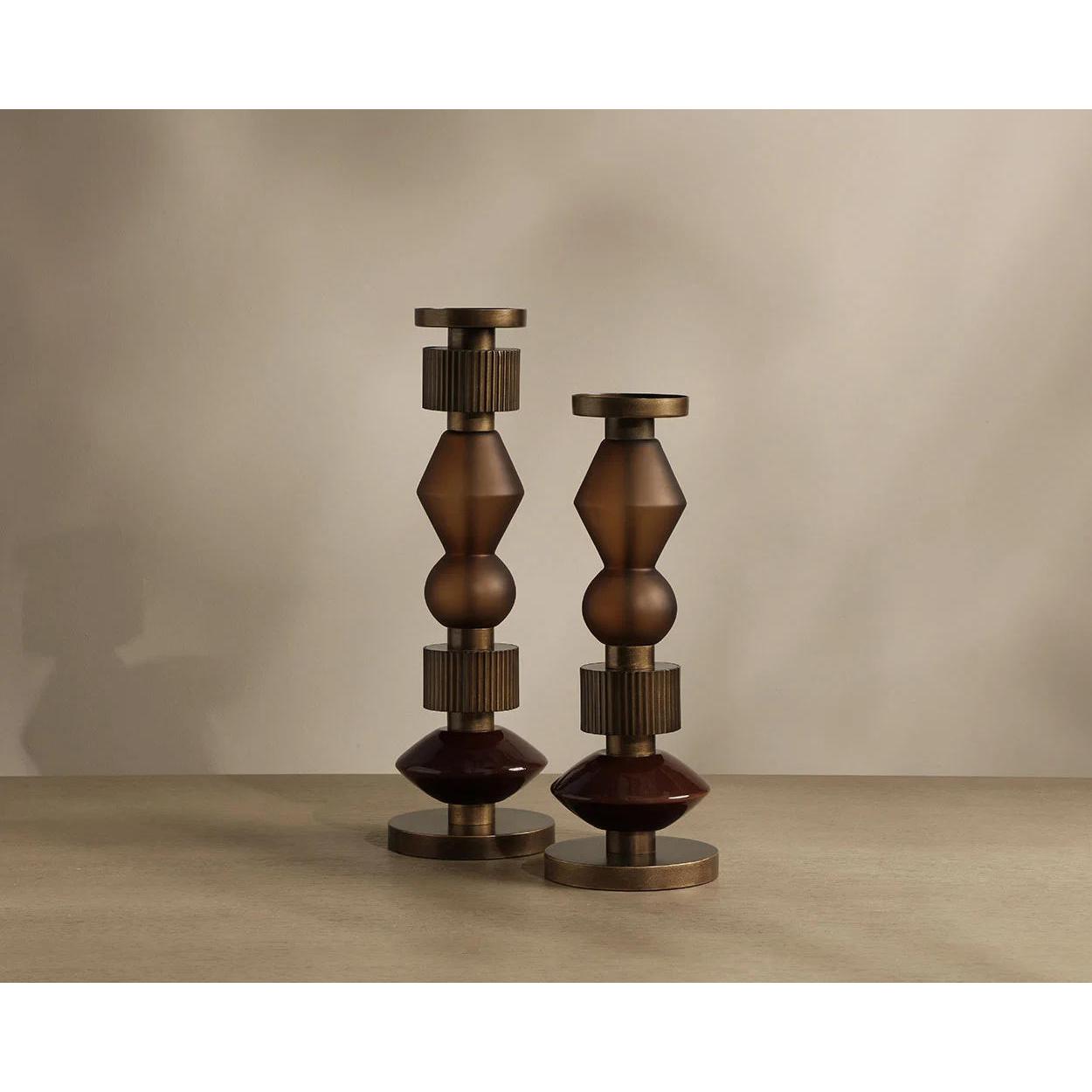 Bauhaus Candle Holder (Set Of 2) 1 Bauhaus Candle Holder (Set Of 2)