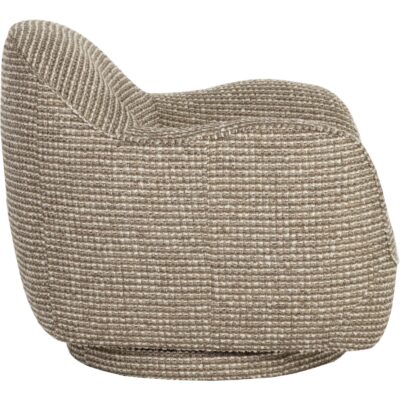 Tesoro Swivel Lounge Chair - Torched Meringue 113131 113131 3