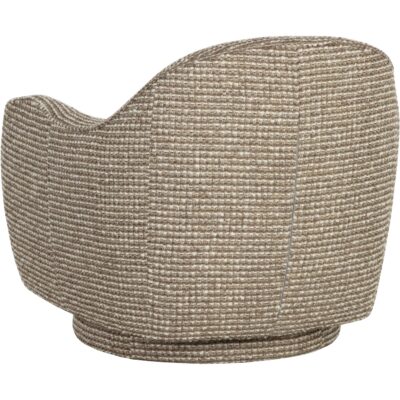 Tesoro Swivel Lounge Chair - Torched Meringue 113131 113131 4
