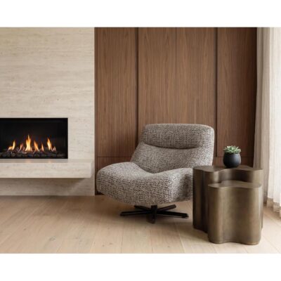 Nobu Swivel Lounge Chair - Nuvola Shale 17 Nobu Swivel Lounge Chair - Nuvola Shale 113135 113135 2