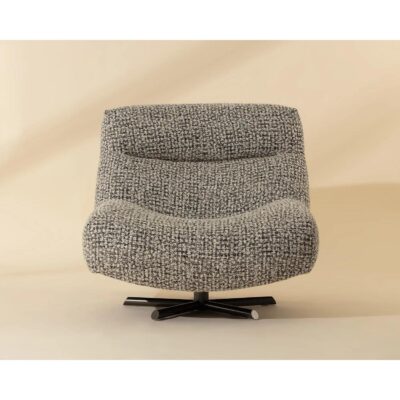Nobu Swivel Lounge Chair - Nuvola Shale 15 Nobu Swivel Lounge Chair - Nuvola Shale 113135 113135 3