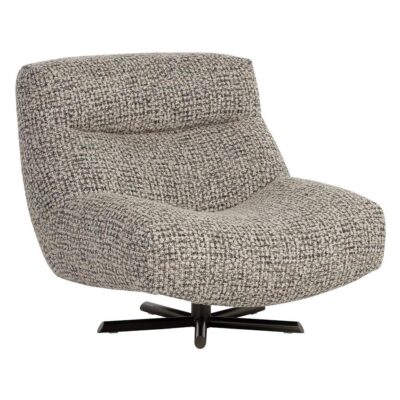Nobu Swivel Lounge Chair - Nuvola Shale