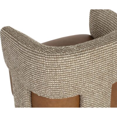 Coppola Lounge Chair - Cognac Leather / Torched Meringue 10 Coppola Lounge Chair - Cognac Leather / Torched Meringue 113139 113139 5
