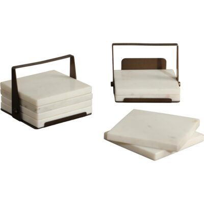 Florida Coaster Set (Pack Of 4) - White 4 Florida Coaster Set (Pack Of 4) - White 113144 113144 2