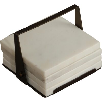 Florida Coaster Set (Pack Of 4) - White 5 Florida Coaster Set (Pack Of 4) - White 113144 113144 3