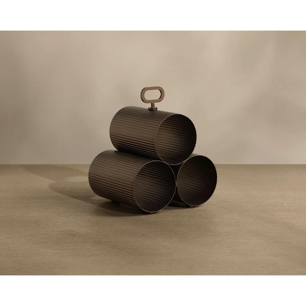 Mendocino 3 Bottle Wine Rack 1 Mendocino 3 Bottle Wine Rack