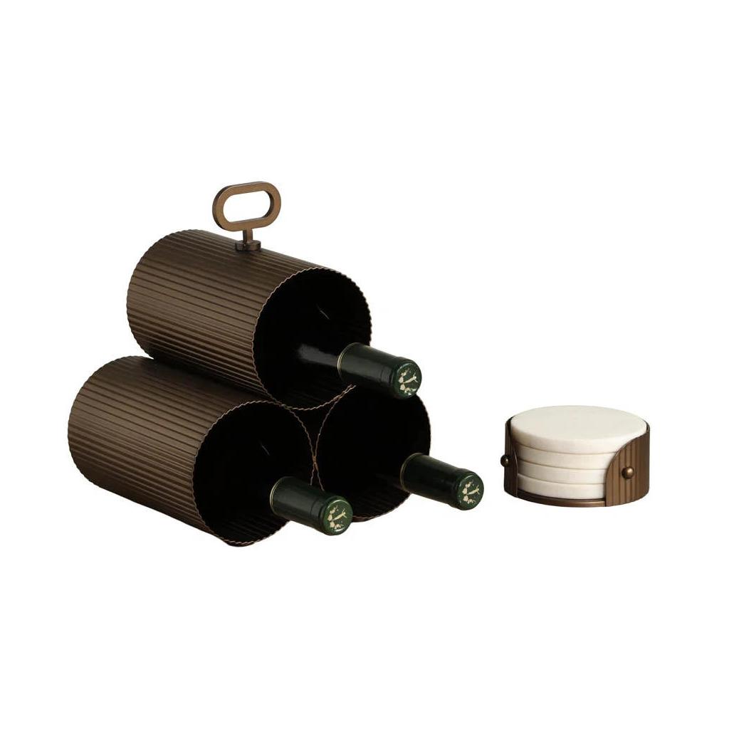 Mendocino 3 Bottle Wine Rack 5 Mendocino 3 Bottle Wine Rack - Image 5