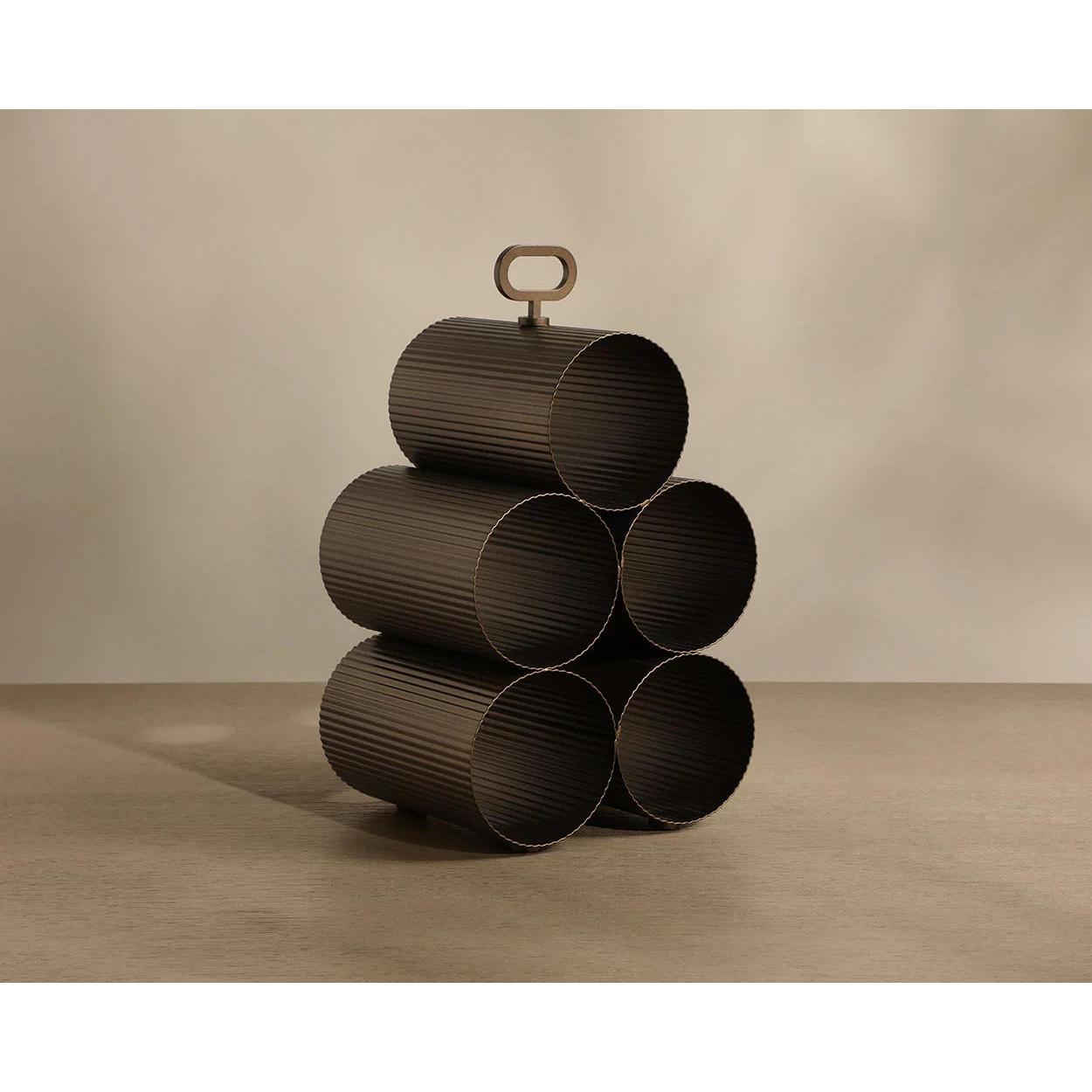 Mendocino 5 Bottle Wine Rack 1 Mendocino 5 Bottle Wine Rack