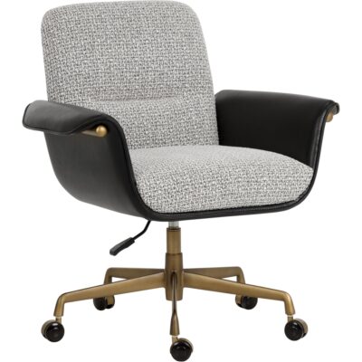 Lomax Office Chair - Helios Check Black / Bravo Black