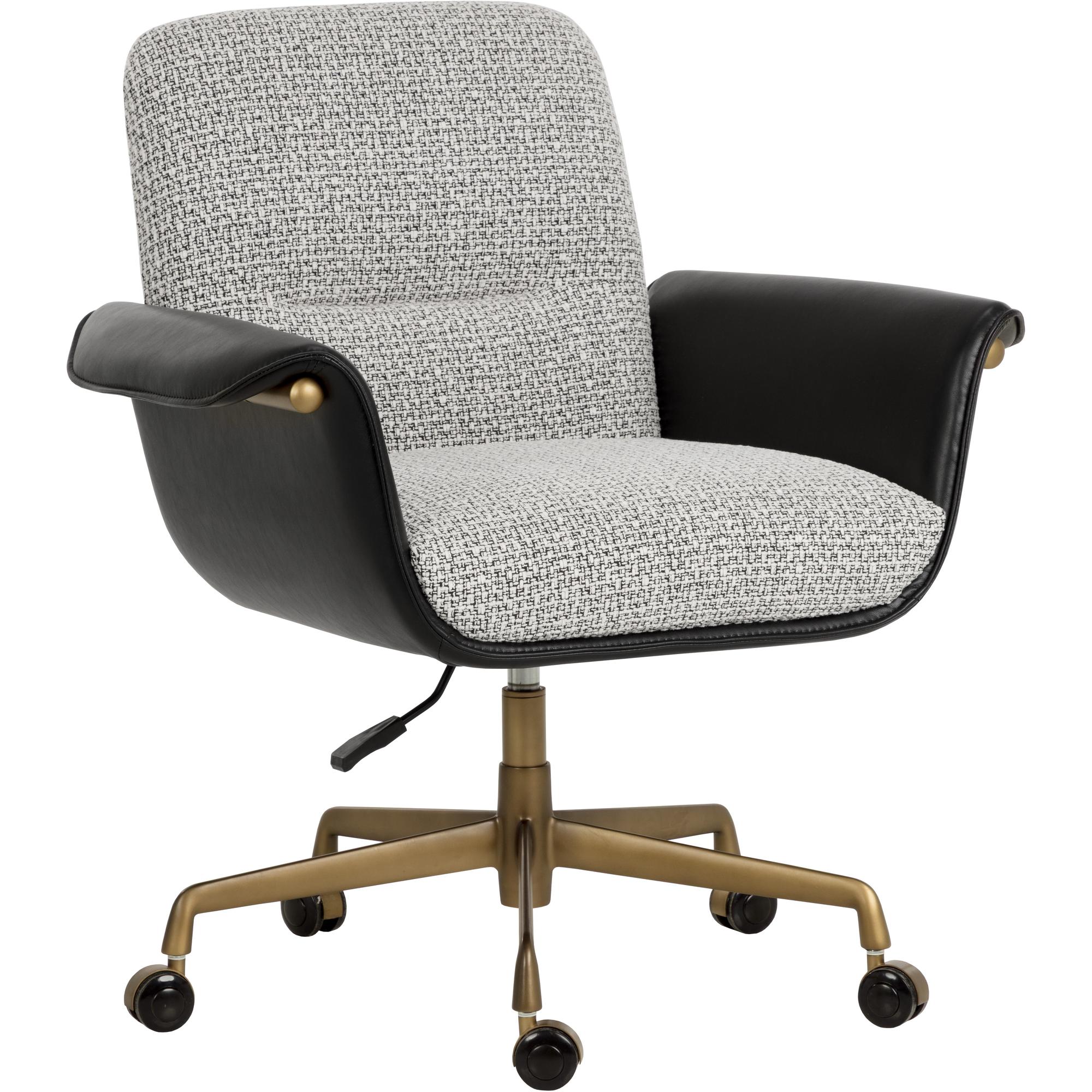 Lomax Office Chair - Helios Check Black / Bravo Black 1 Lomax Office Chair - Helios Check Black / Bravo Black