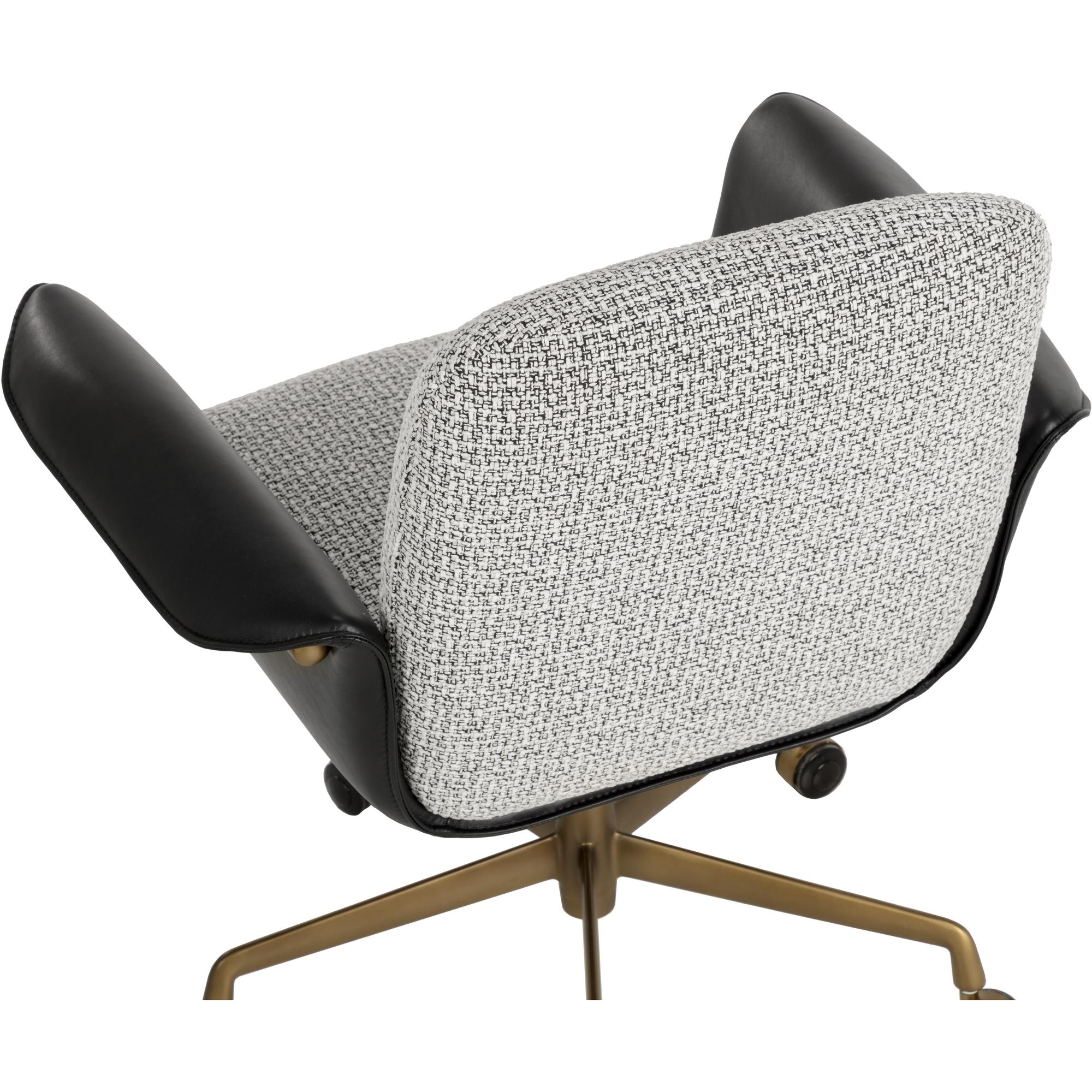 Lomax Office Chair - Helios Check Black / Bravo Black 5 Lomax Office Chair - Helios Check Black / Bravo Black - Image 5