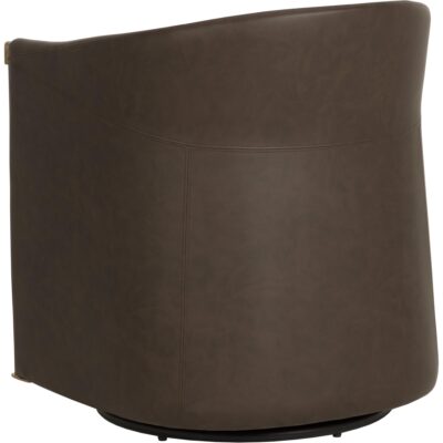 Leontine Swivel Lounge Chair - Gellar Earth / Eglinton Espresso 9 Leontine Swivel Lounge Chair - Gellar Earth / Eglinton Espresso 113171 113171 4