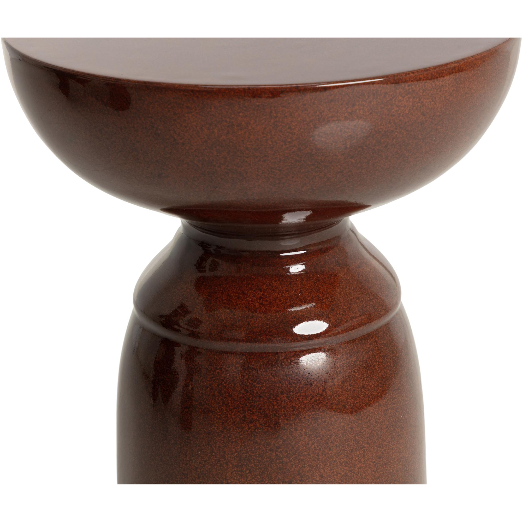 Goya End Table - Red Ochre 4 Goya End Table - Red Ochre - Image 4