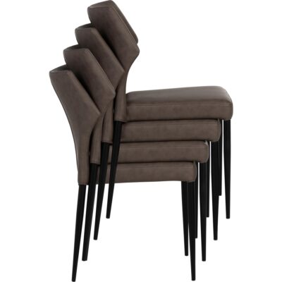 James Stackable Dining Chair - Bounce Espresso 113223 113223 5