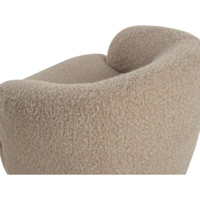 Fuwari Swivel Lounge Chair - Macio Shearling 113296 113296 5