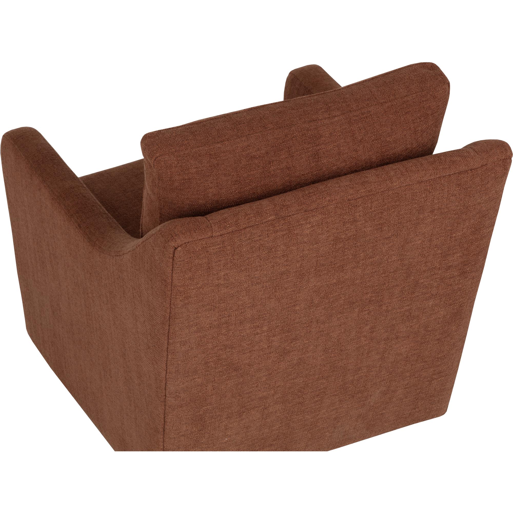 Brianna Swivel Lounge Chair - Rhine Russet 5 Brianna Swivel Lounge Chair - Rhine Russet - Image 5