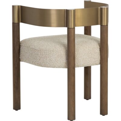 Manolo Dining Armchair - Santa Cruz Oatmeal 8 Manolo Dining Armchair - Santa Cruz Oatmeal 113440 113440 4