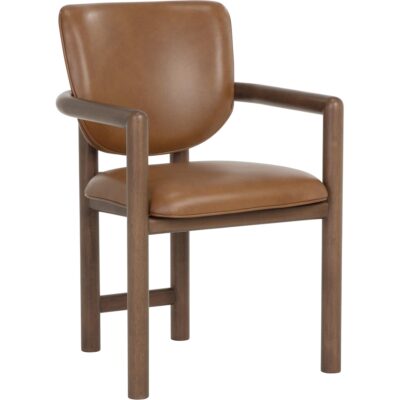 Fremont Dining Armchair - Missouri Cognac Leather