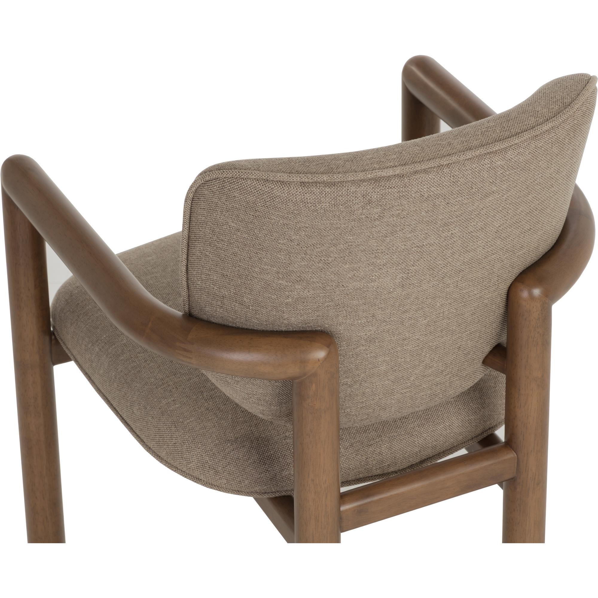 Fremont Dining Armchair - City Warm Taupe 5 Fremont Dining Armchair - City Warm Taupe - Image 5