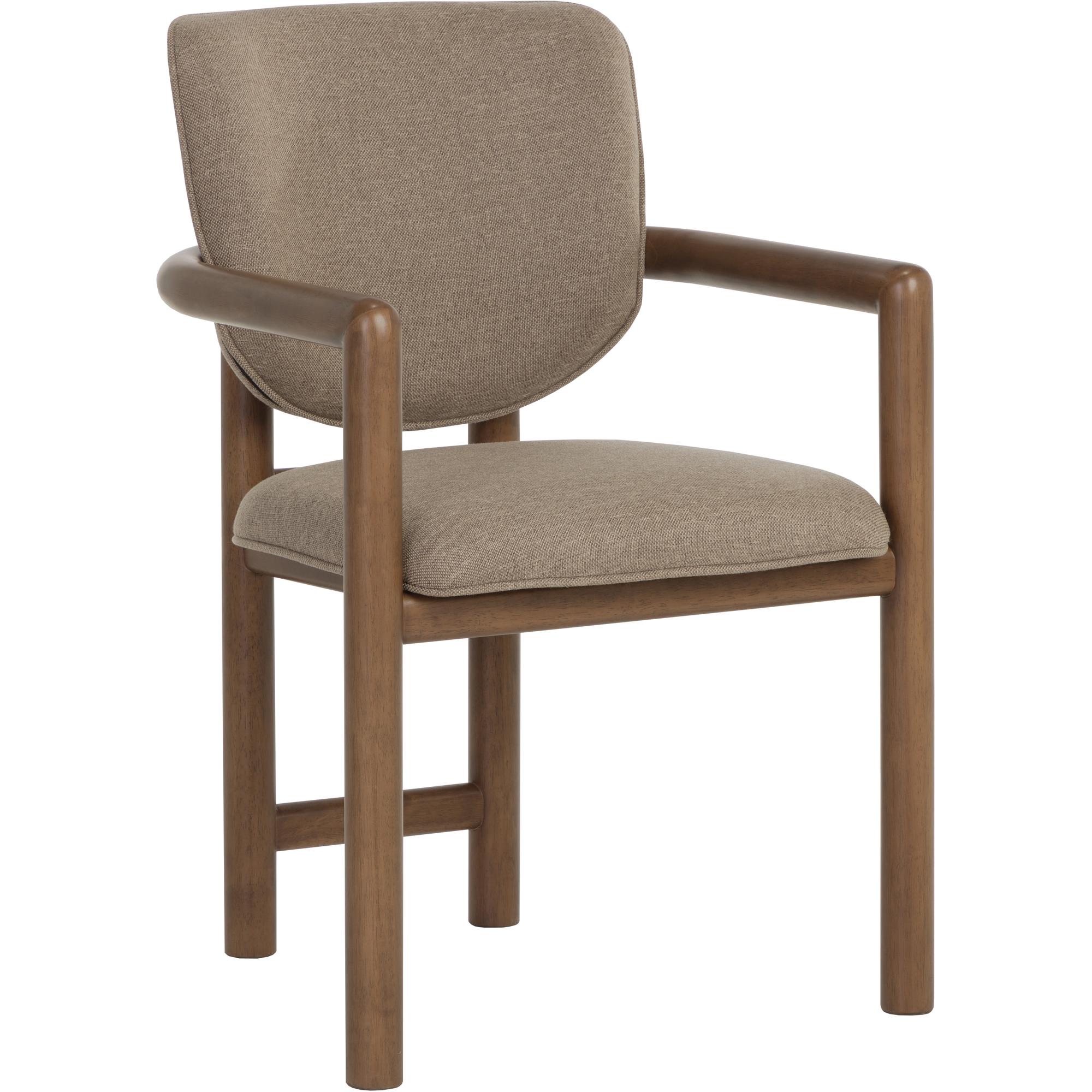 Fremont Dining Armchair - City Warm Taupe 1 Fremont Dining Armchair - City Warm Taupe