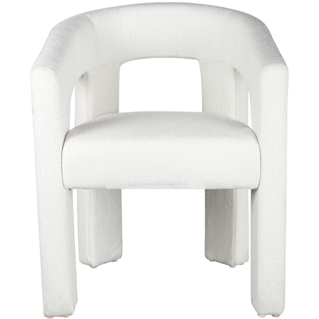 Bella Dining Chair - White - Image 2